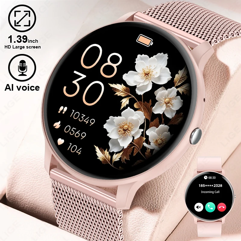 Watches Ladies Smartwatch - Relógio Inteligente LIGE com Chamada Bluetooth