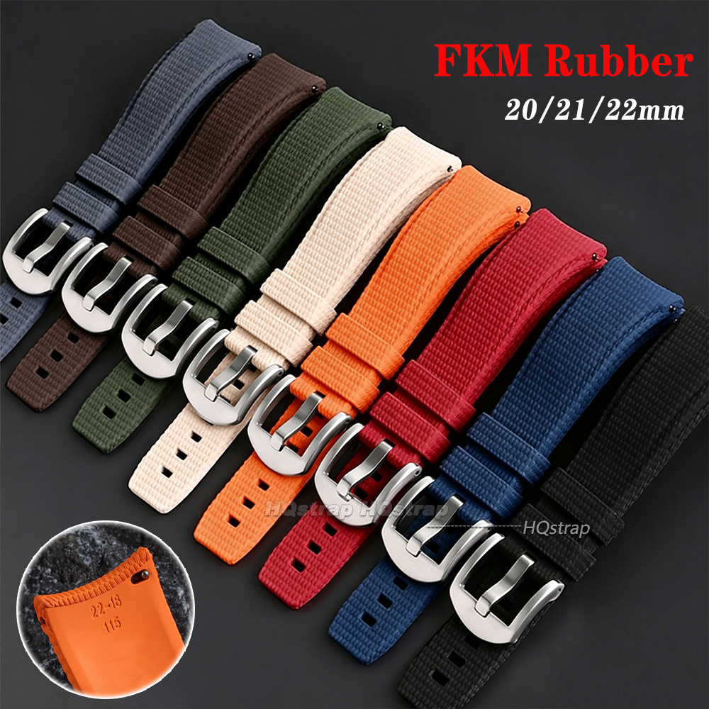 Watches Rolex Smartwatch - Pulseira de Borracha FKM 20mm 21mm