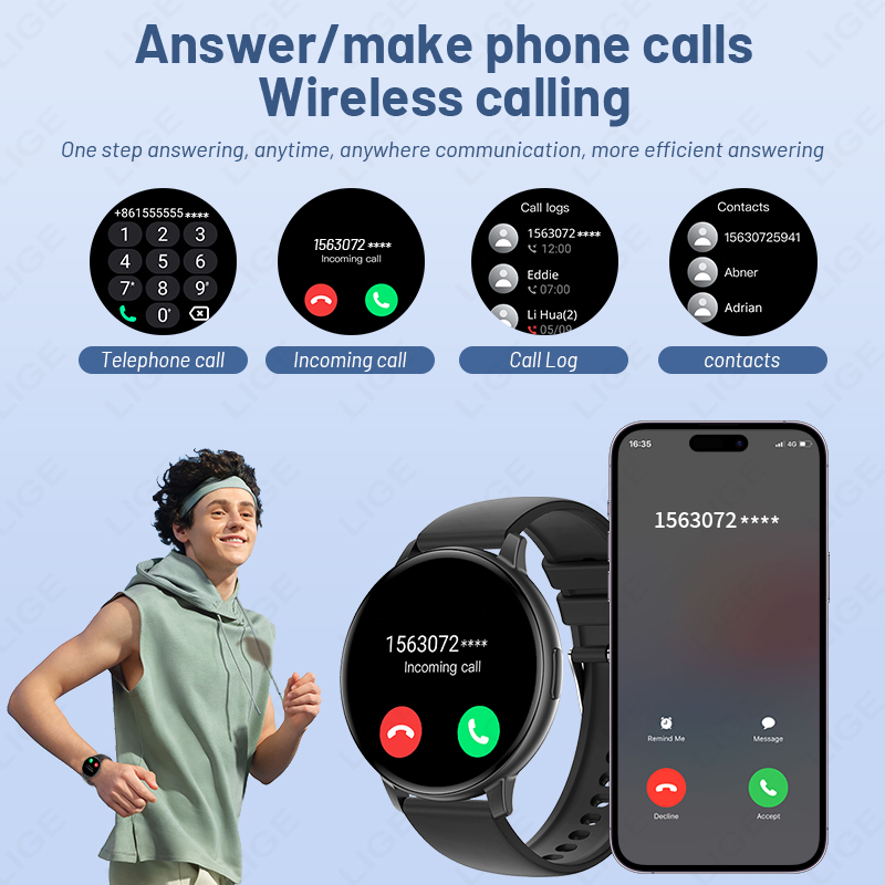 LIGE Novo Relógio Inteligente  - Watches Ladies Smartwatch avaliação e preço