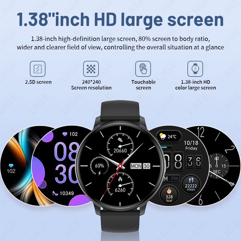LIGE Novo Relógio Inteligente  - Watches Ladies Smartwatch avaliação e preço