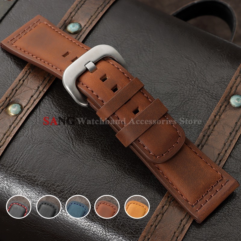 Pulseira de couro vintage de 2 - Watches Rolex Smartwatch avaliação e preço