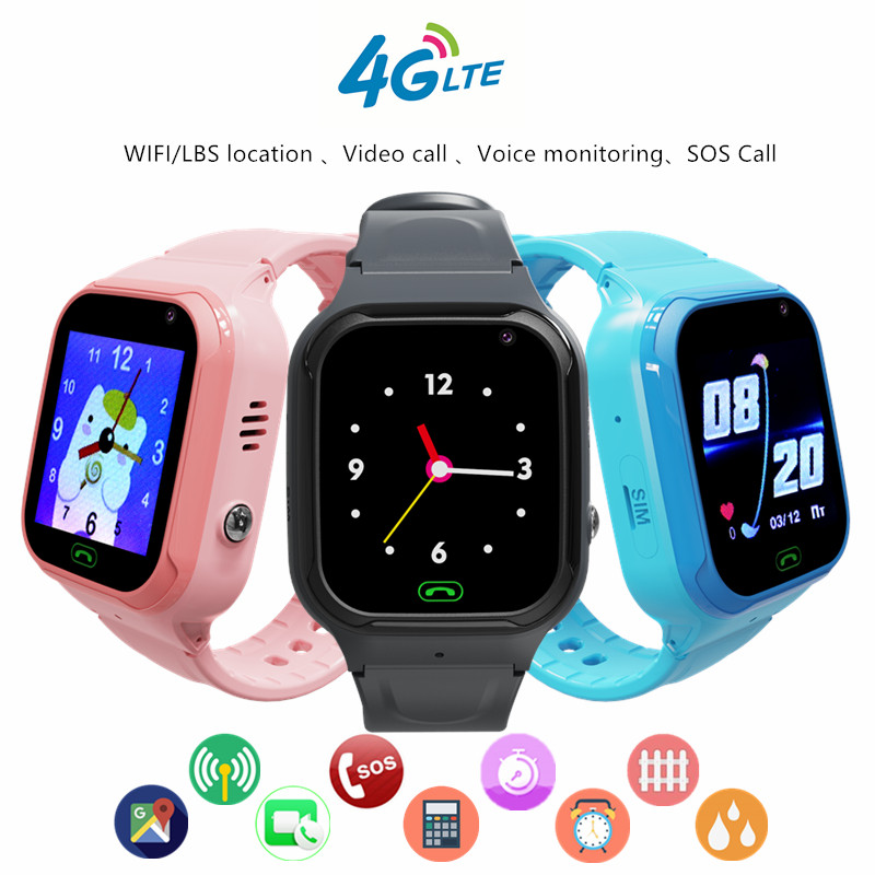 4g crianças relógio de telefon - Smartwatch Digital Watches For Kid Girl avaliação e preço