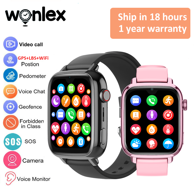 Wonlex kt34 relógio inteligent - Smartwatch Watches For Kids With Gps avaliação e preço
