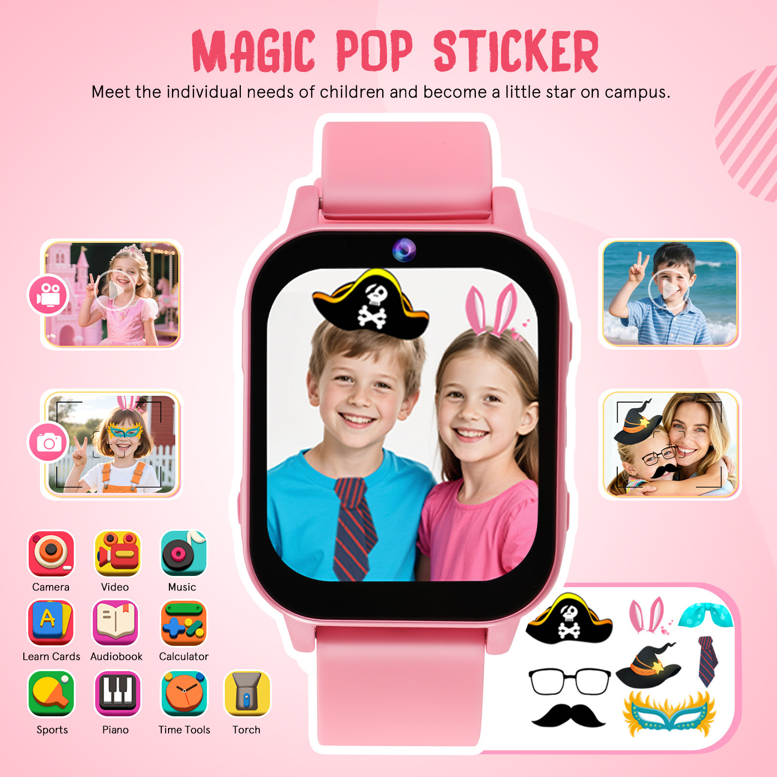 Relógio inteligente para crian - Smartwatch Watches For Kids avaliação e preço