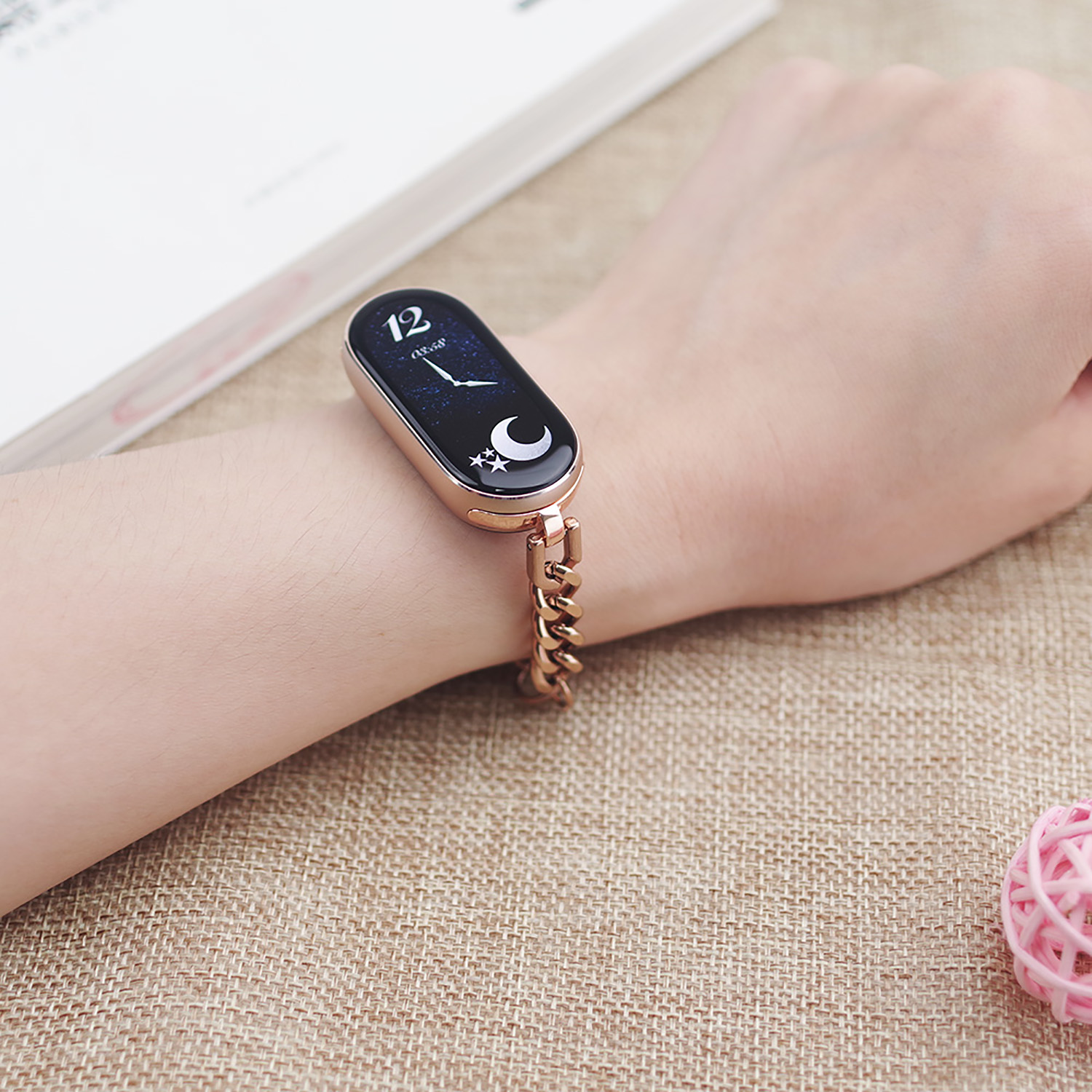 Pulseira de Corrente para Mi B - Watches Ladies Smartwatch avaliação e preço