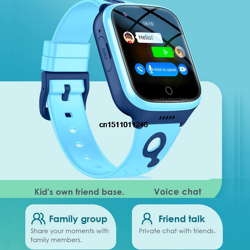 Relógio inteligente 4G para cr - Smartwatch Watches For Kids With Gps avaliação e preço