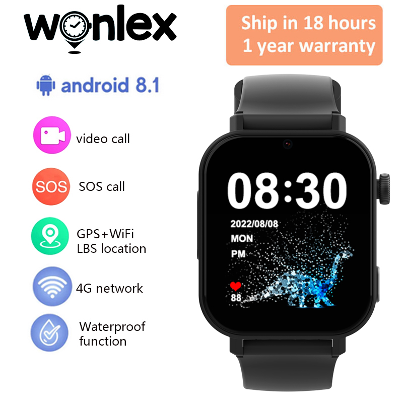 Wonlex kt36 4g relógio intelig - Smartwatch Watches For Kids With Gps avaliação e preço