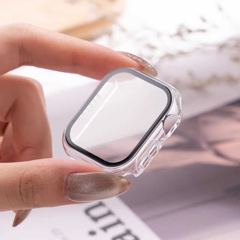 3 pacote de vidro + capa para  - Smartwatch Watches For Girls avaliação e preço