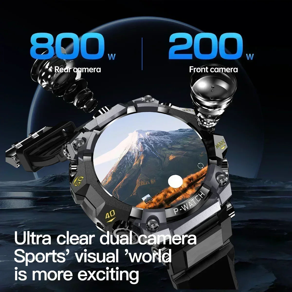 Relógio Inteligente Q668 5G co - Smartwatch Watches For Women With Gps avaliação e preço
